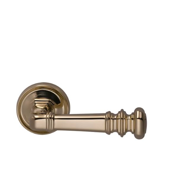 Rose Single Dummy Unlacquered Bright Brass 101 Lever and Large