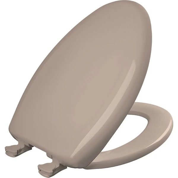 Elg Cfwc E2 Sta Plst St Fawn Beige With Cover, Slow Close Hinge, Elongated, Hot