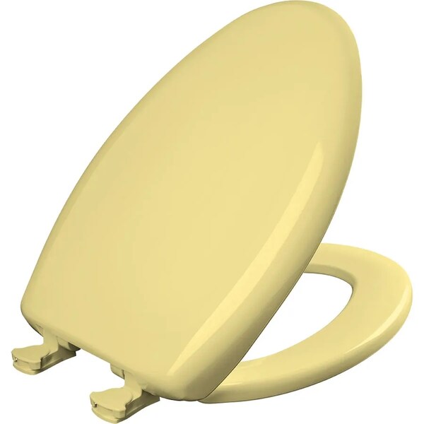 Elg Cfwc E2 Sta Plst St Yellow With Cover, Plastic, Elongated, Yellow