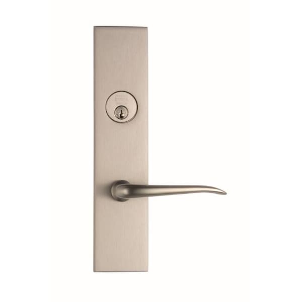 LH Storeroom 212BS Mort Stainless 42 LVR 12000 Plate Satin Nickel