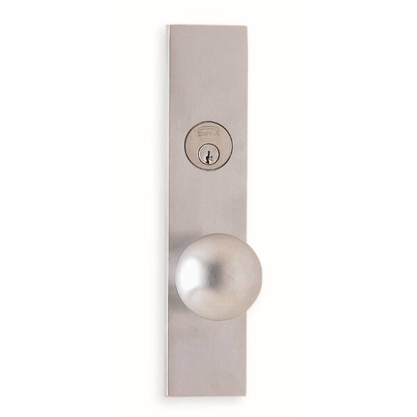 LH Classroom 234BS Mort Stainless 198 Knob 12000 Plate Satin Chrome