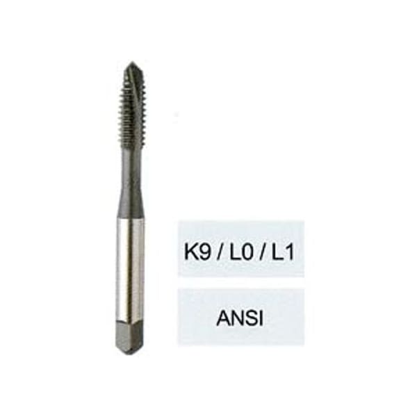 Spiral Flute Tap, 7/8"-9, Bright, 3 Flutes