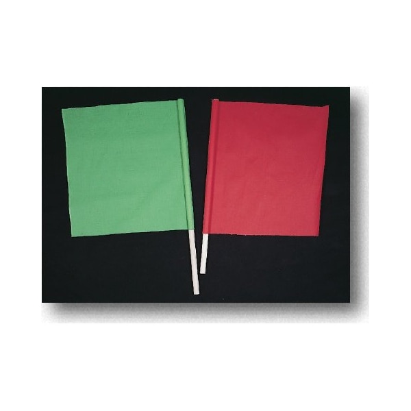 Cloth Signal Traffic Warning Flag, Green, GREEN, CLOTH, 1 Inch Length
