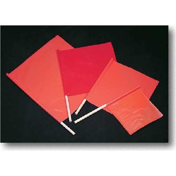 Vinyl Highway Safety Traffic Warning Fla, 1 Inch W, 24 Inch H