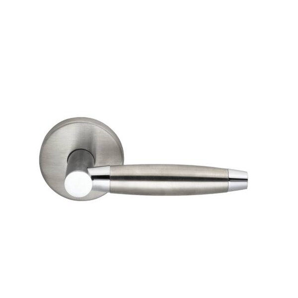 Stainless 15 Lever Priv 2-3/4" BS T 1-3/8" Door Satin Stainless Steel