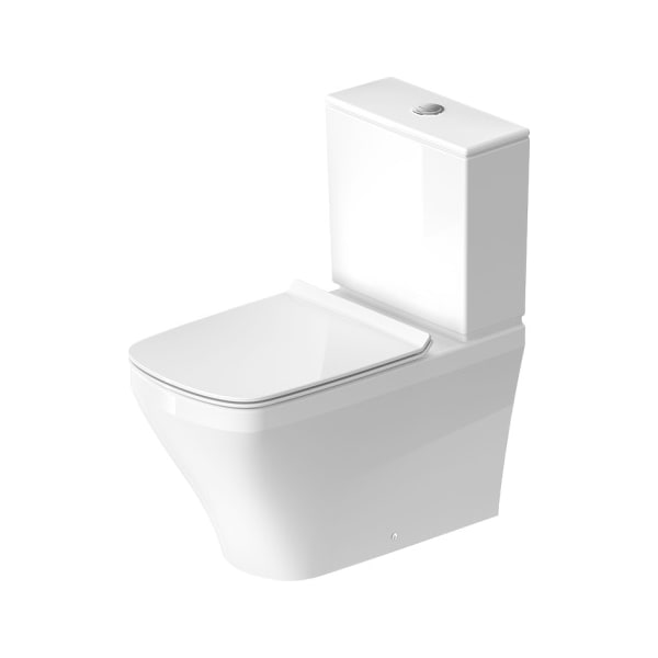 Toilet Close-Coupl., 28 3/8", Durastyle Wd, 4.5 l gpf, White Alphin