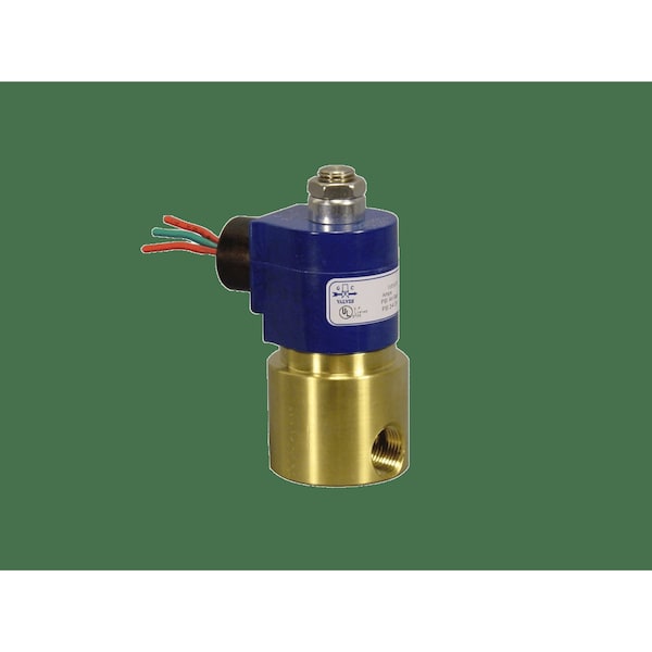 Valve 1/4"120V N/O, 0/300N. Brass Vlv