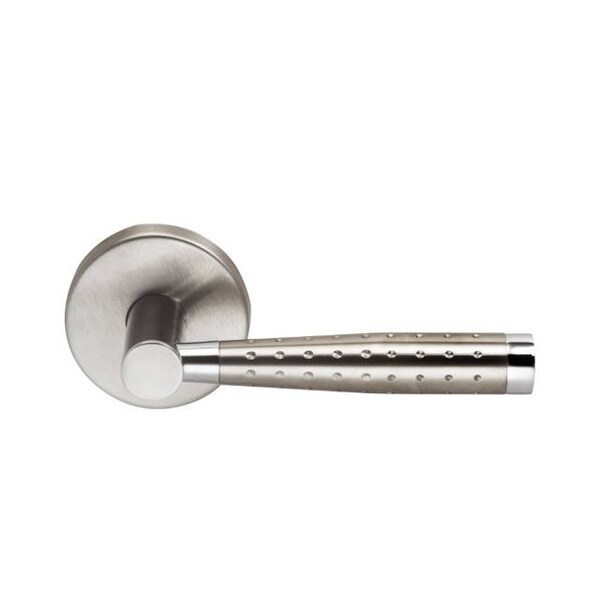 Stainless 19 Lever Priv 2-3/8" BS T 1-3/8" Door Satin Stainless Steel