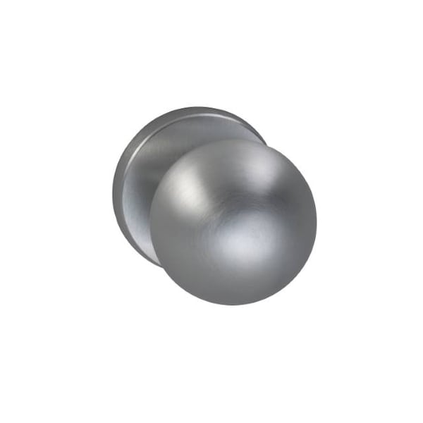 Knob Priv 2-3/4" BS T 1-3/4" Doors Satin Chrome 2-3/8" 198