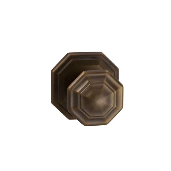 Knob 2-5/8" Rose Pass 2-3/4" BS T 1-3/8" Doors ULQ Antique Bronze 201