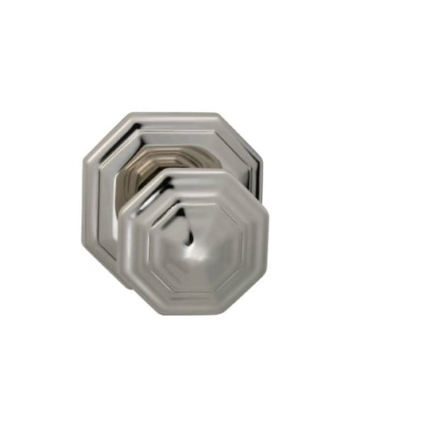 Knob 2-5/8" Rose Priv 2-3/8" BS Full Lip 1-3/4" Doors BR NKL 201