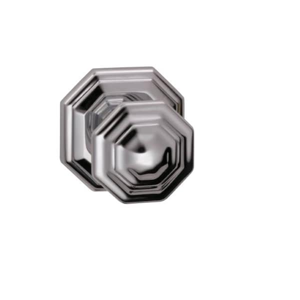 Knob 2-5/8" Rose Priv 2-3/8" BS Full Lip 1-3/4" Doors BR CH 201