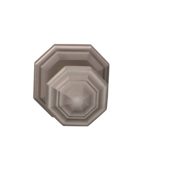 Knob 2-5/8" Rose Priv 2-3/4" BS T 1-3/4" Doors Satin Nickel 201
