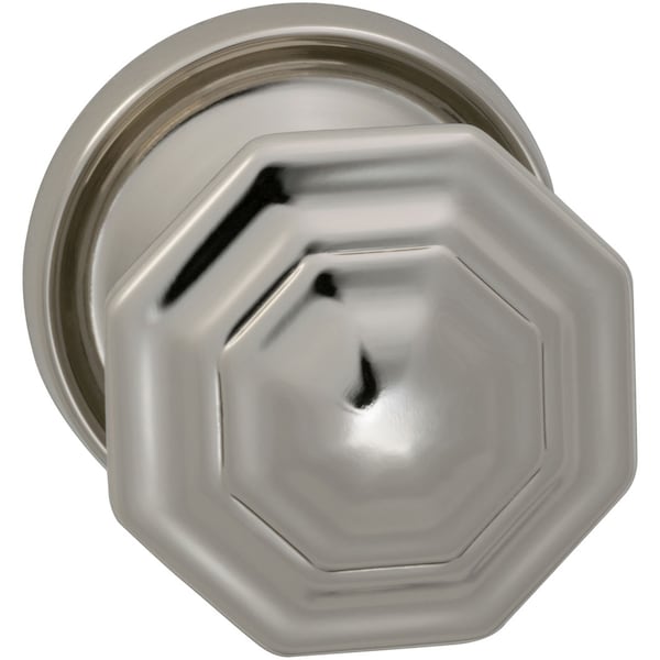 Knob with 2-3/16" Rose Single Dummy Bright Brass 201