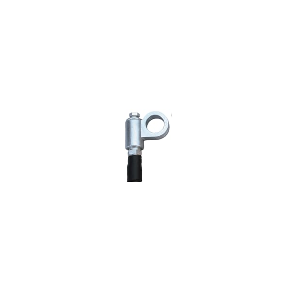 Cable w/Thimble End, Black, 1 ga, 10 ft.
