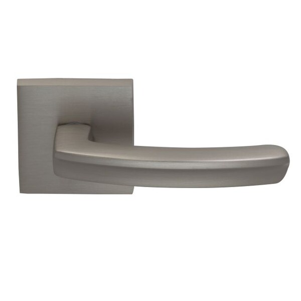 Square Rose Pass 2-3/4" BS Full Lip 1-3/8" Doors Satin Nickel 226 LVR