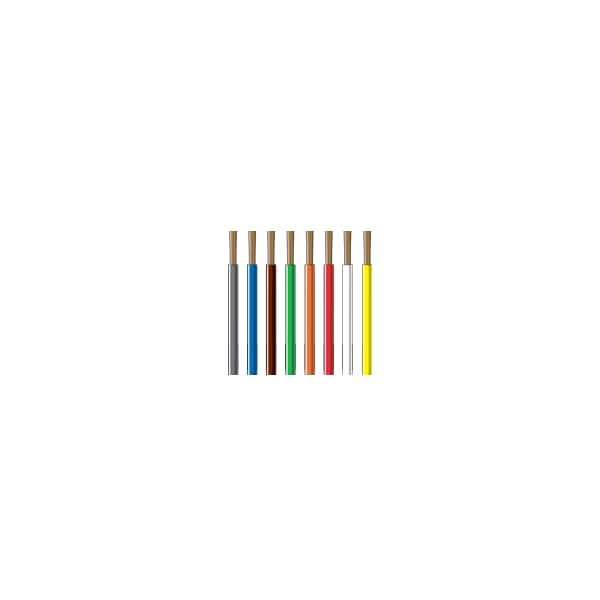 Primary Wire, GPT, 8 AWG, Copper, Brown, PVC Jacket, Stranded