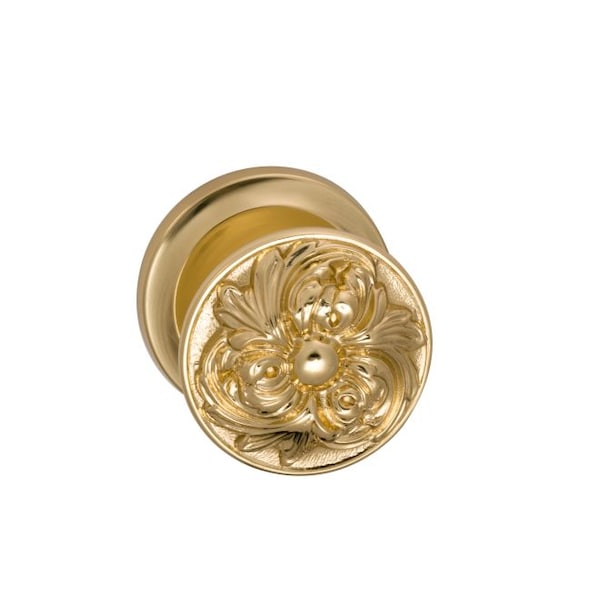 Knob Passage 2-3/4" Backset, T Strike, 1-3/8" Doors Bright Brass 232
