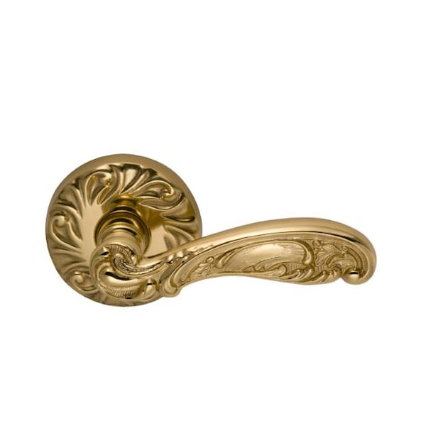 Lever Privacy 2-3/4" Backset, T Strike, 1-3/8" Doors Bright Brass 233