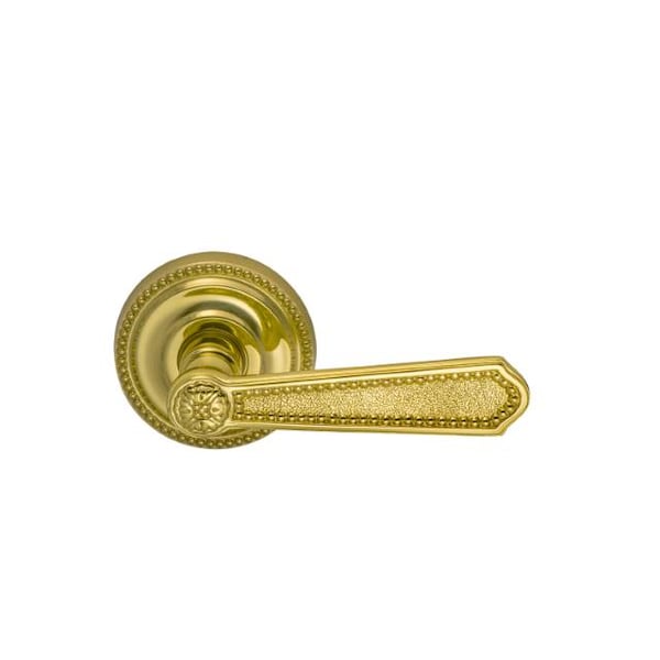 Lever Privacy 2-3/4" Backset, T Strike, 1-3/8" Doors Bright Brass 235
