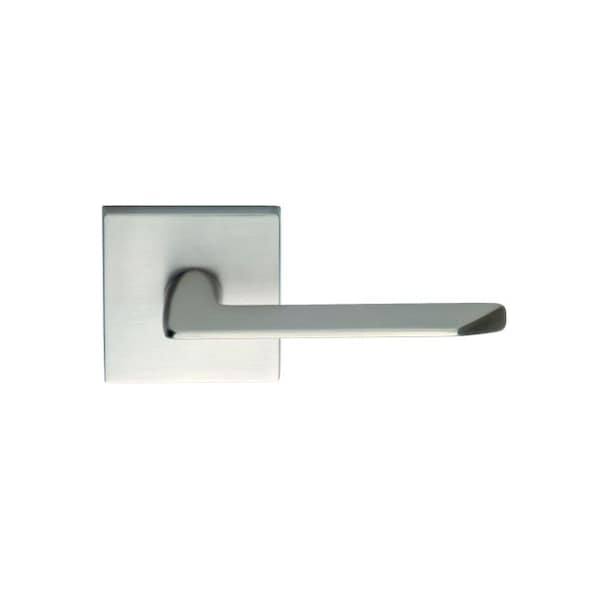 Lever Square Rose Pass 2-3/8" BS T 1-3/8" Doors Satin Nickel 237