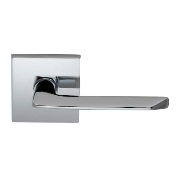 Lever Square Rose Priv 2-3/8" BS T 1-3/8" Doors Bright Chrome 237