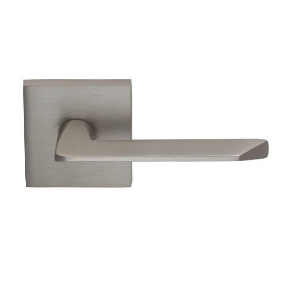 LVR Square Rose Priv 2-3/4" BS Full Lip 1-3/8" Doors Satin Nickel 237