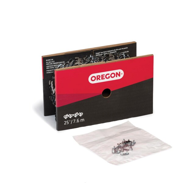 Chisel Chain, 3/8" Ptich, .058" Gauge, Bulk Chain, 25-Ft. Reel