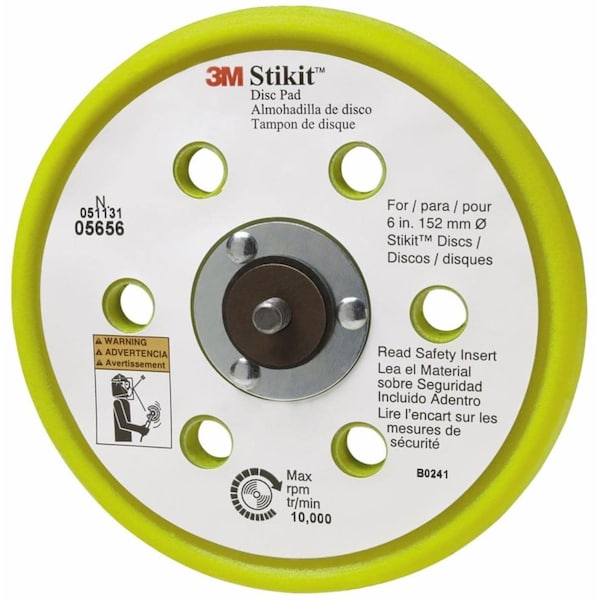 Stikit LowProfile Disc Pad, 05656, 6", PK10