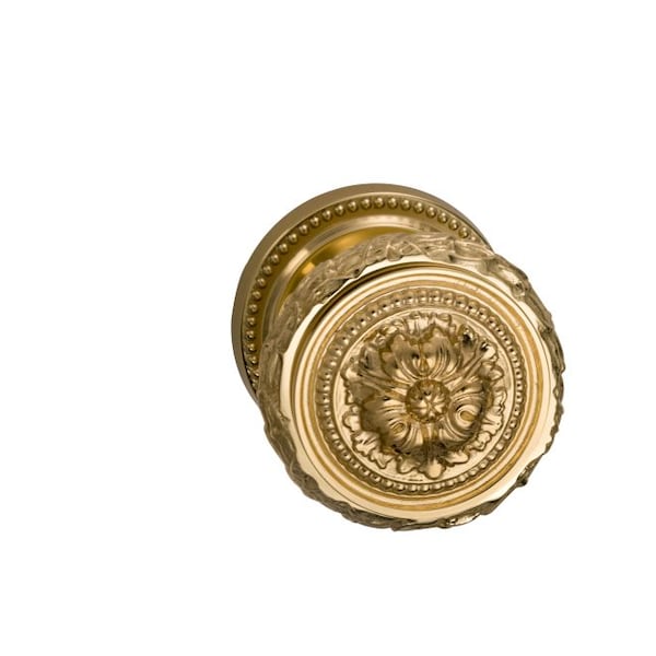 Knob Priv 2-3/4" BS Full Lip 1-3/8" Door Bright Brass 260