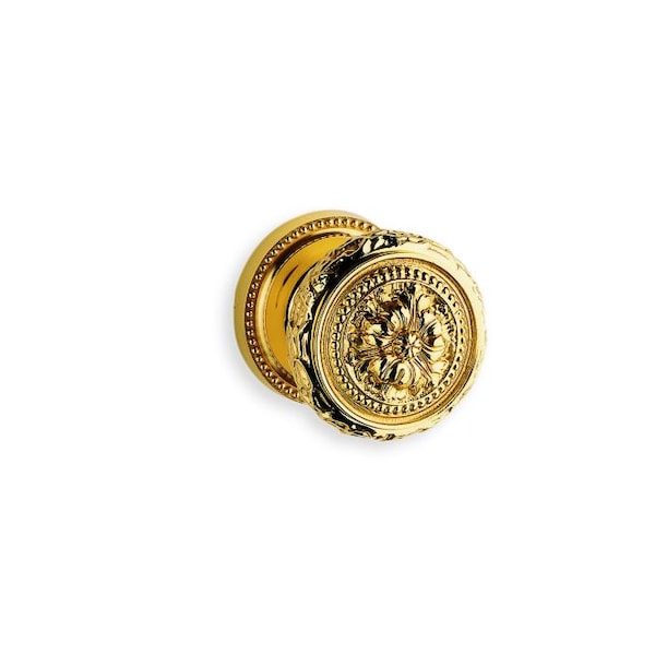 Knob Passage 2-3/8" Backset, T Strike, 1-3/4" Door Bright Brass 260