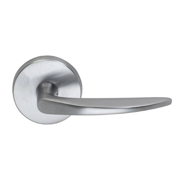 Lever Privacy 2-3/4" Backset, T Strike, 1-3/8" Door Satin Chrome 281