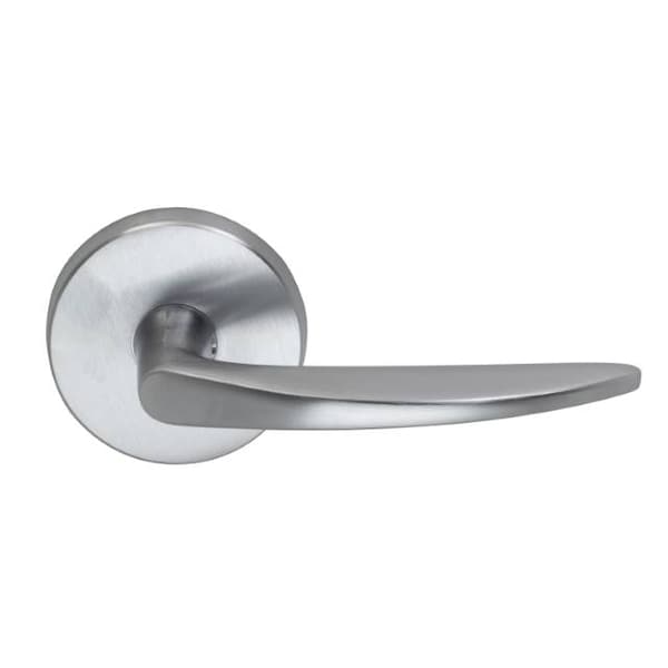 Lever Privacy 2-3/4" Backset, T Strike, 1-3/4" Door Satin Chrome 281