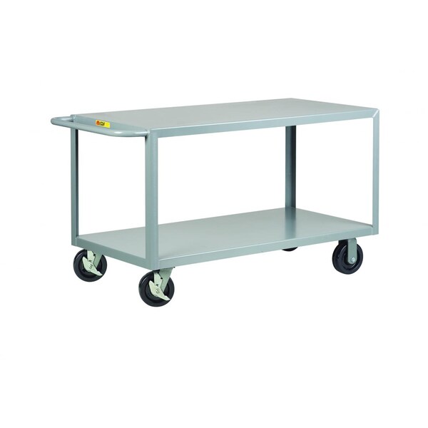 Utility Cart, 12 ga. Steel, 3600 lb Load Capacity, 3 Shelves, 54" L, 24" W, 36" H