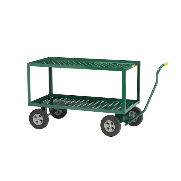 Wagon Truck, 12 ga. Steel, 1000 lb Load Capacity, 2 Shelves