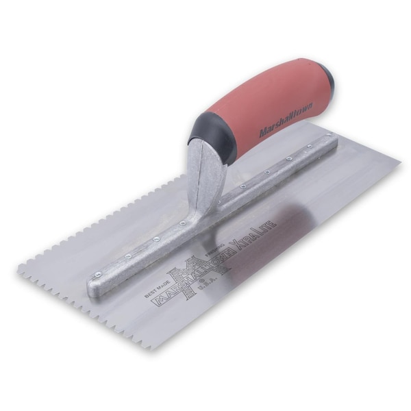 Notched Trowel, V-Hndl, 1/8" x 1/8" x1/16"