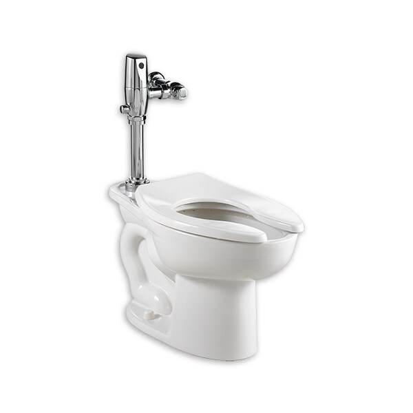 Madera Ada-1.6 Slctrn Fv Systm, 1.1 to 1.6 gpf, Flushometer, Floor Mount, Elongated, White