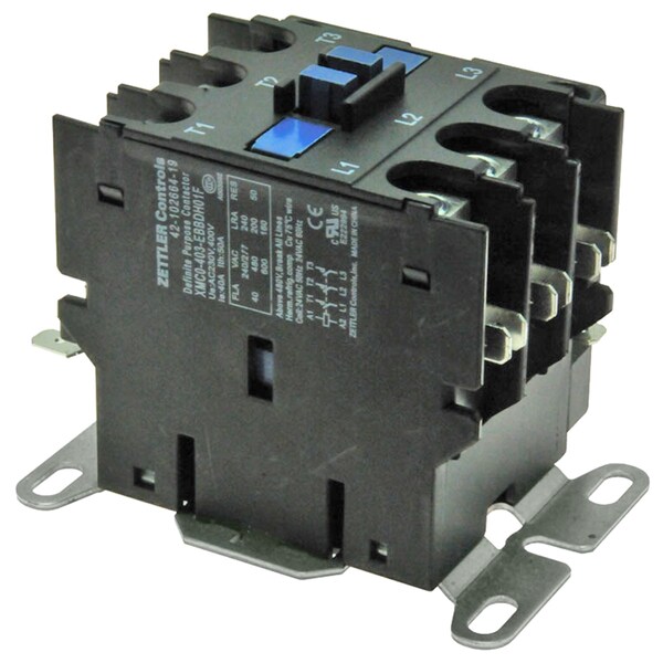 Cntcr 3Pole, 24V, w/Auxcontactor 40amp