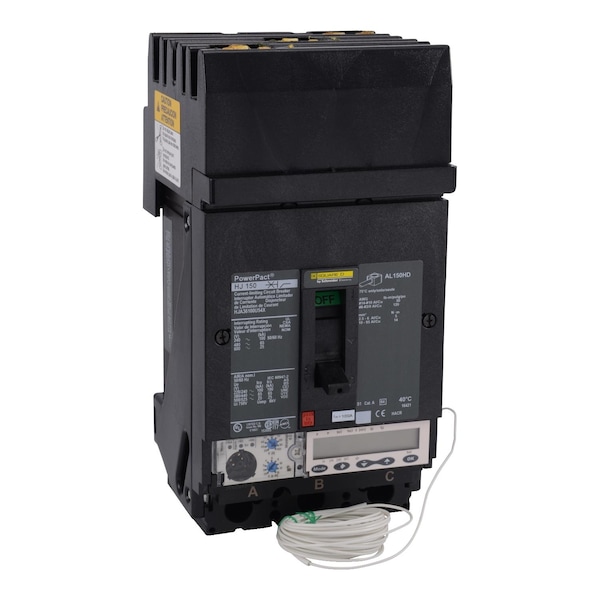 Molded Case Circuit Breaker, POWERPACT H Series, 100A, 3 Pole, 600V AC, 100kA at 240V AC
