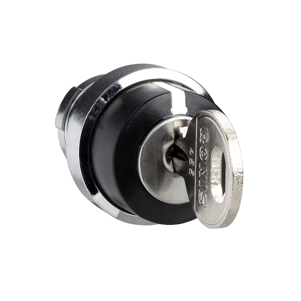 Cam switch operating head, Harmony K, 22mm, metal, circular, 29mm, key operated 90 Deg, Ronis 455