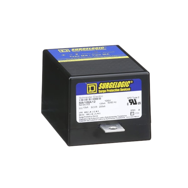 Surge Protection Device, 1 Phase, 120/240V AC, 3 Wires, 120 kA