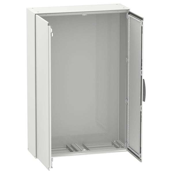 4 Point Double Bar Lock Electrical Enclosures, 70.9 in H, 19.7 in D, 47.2 in W, Galvanized Steel