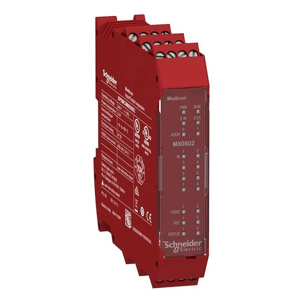Expansion module, Modicon MCM, 8 inputs 2 output pairs, screw