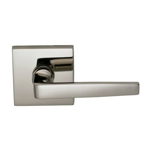 Lever Square Rose Priv 2-3/8" BS T 1-3/8" Door Bright Nickel 36