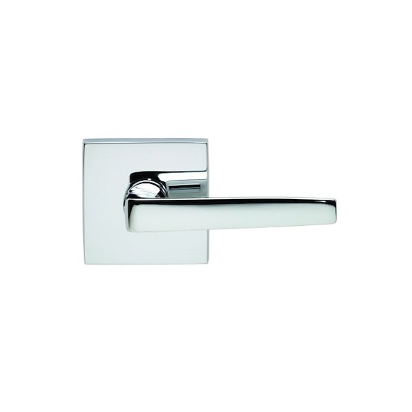 Lever Square Rose Pass 2-3/4" BS T 1-3/8" Door Bright Nickel 36