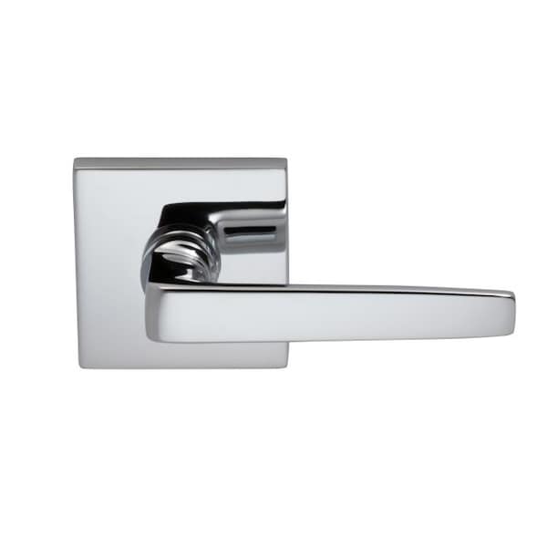 Lever Square Rose Priv 2-3/4" BS T 1-3/4" Door Bright Chrome 36