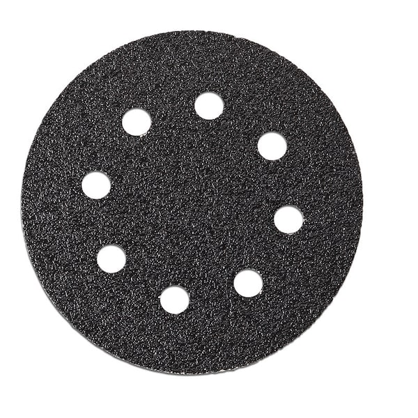 Sandpaper Zirconium Rnd, Hook And Loop 4, 4-1/2 in Dia, Zirconium Aluminum Oxide, 40 Grit