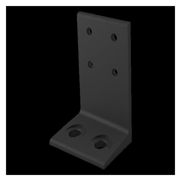 Blk 40S 80mm Floor Mt Economy Anchor Ft