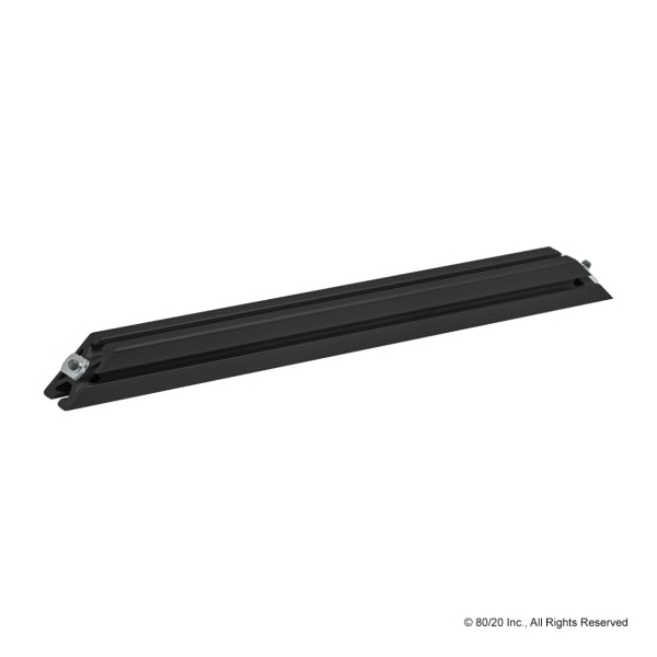 Support, 45 Deg, 40-4040X480mm, Blk Ano