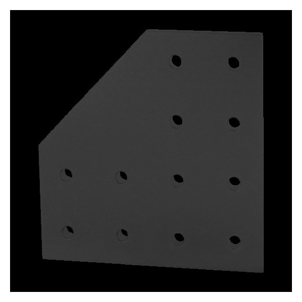 Black 40 S 12 Hole 90 Deg Joining Plate